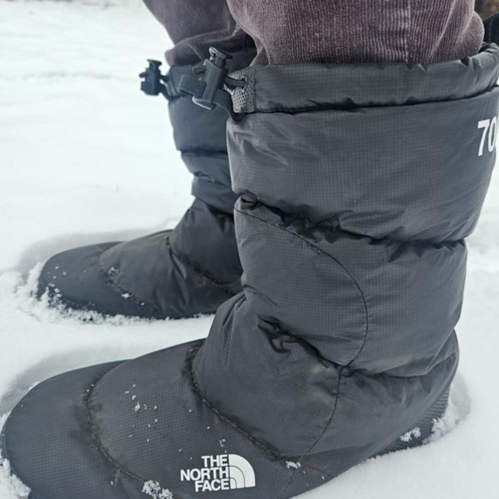 The North Face Nuptse Black Winter Boots